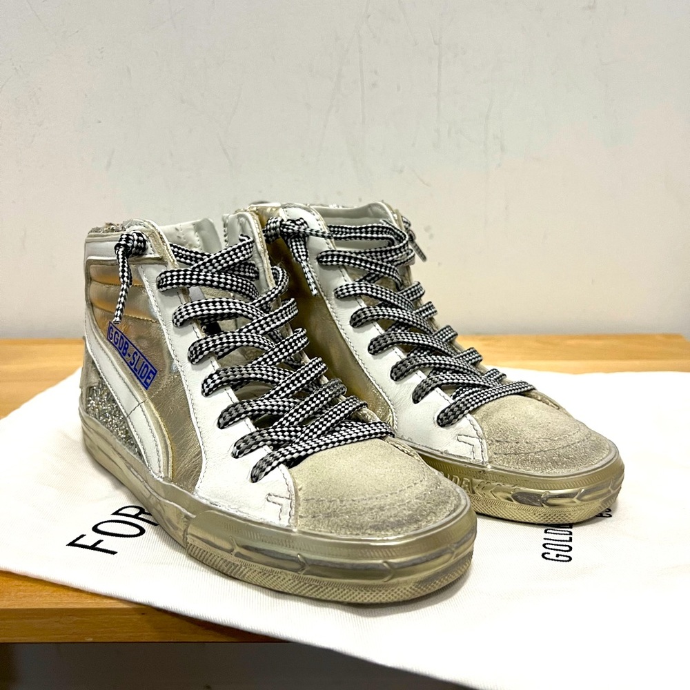 Golden Goose GGDB Slide high top sneakers size 36